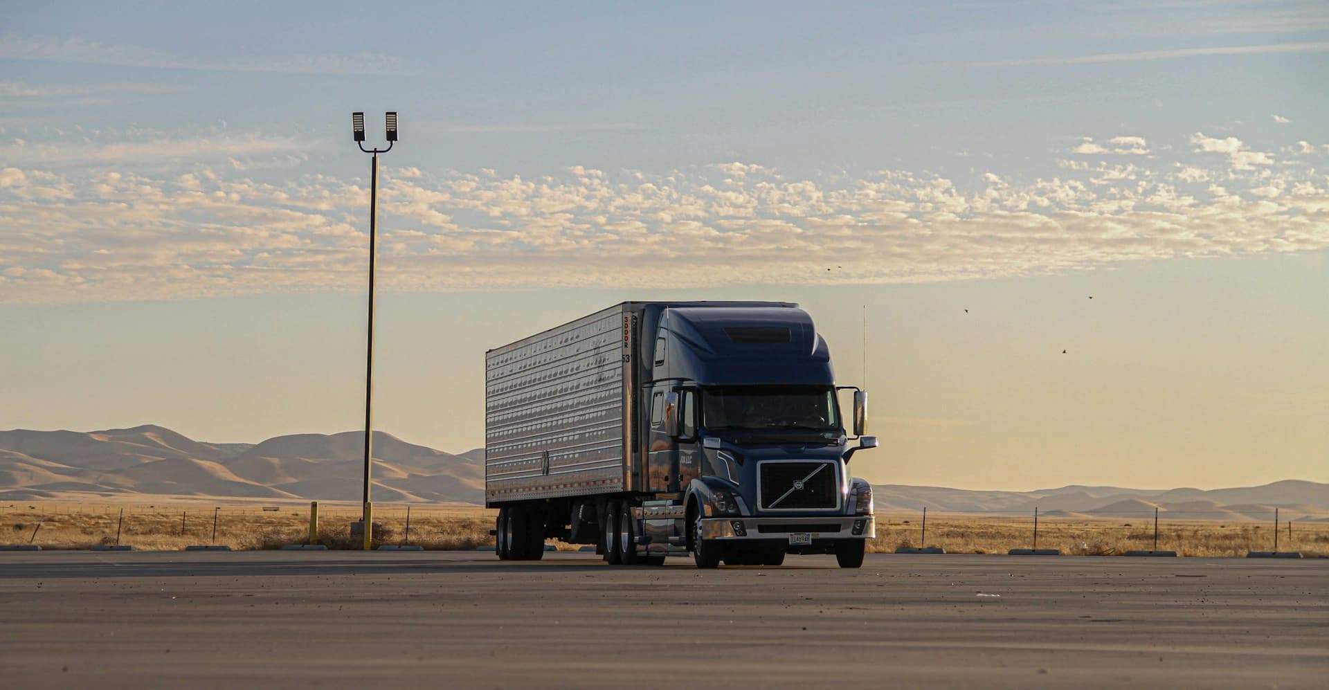 Trucking fleet ready for dispatch from a custom software platform